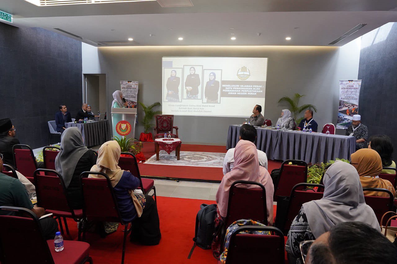 PEMBENTANGAN KERTAS KERJA MENELUSURI SEJARAH PERAK: SATU PERKONGSIAN OLEH PERBADANAN PERPUSTAKAAN AWAM NEGERI PERAK SEMPENA SEMINAR ANTARABANGSA KEDAH : HISTORIOGRAFI NUSANTARA 2025